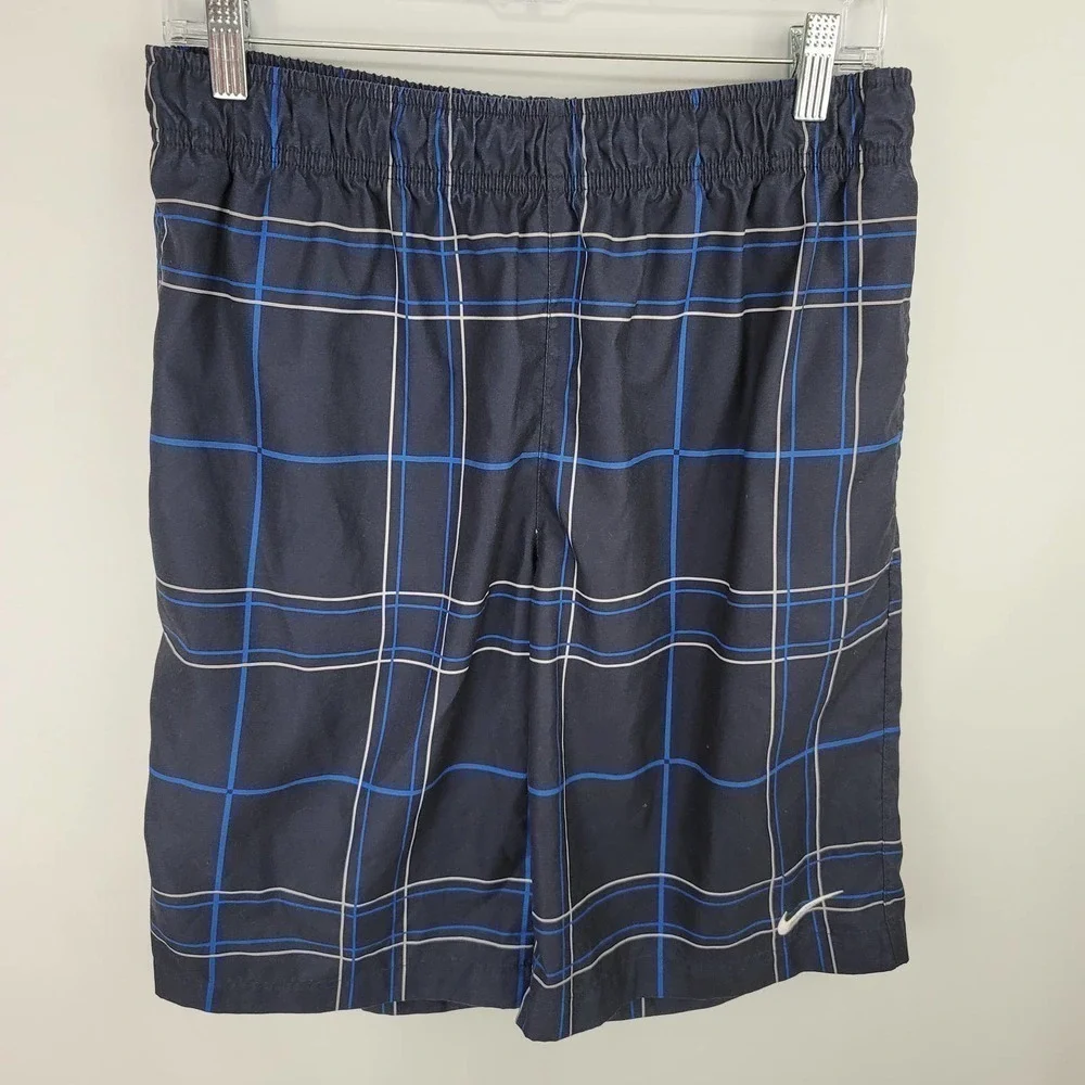NIKE Plaid Men's Swim Shorts Size M